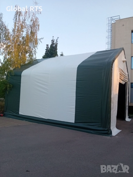 Мобилно хале за съхранение, склад за съхранение 6x12 m, снимка 1