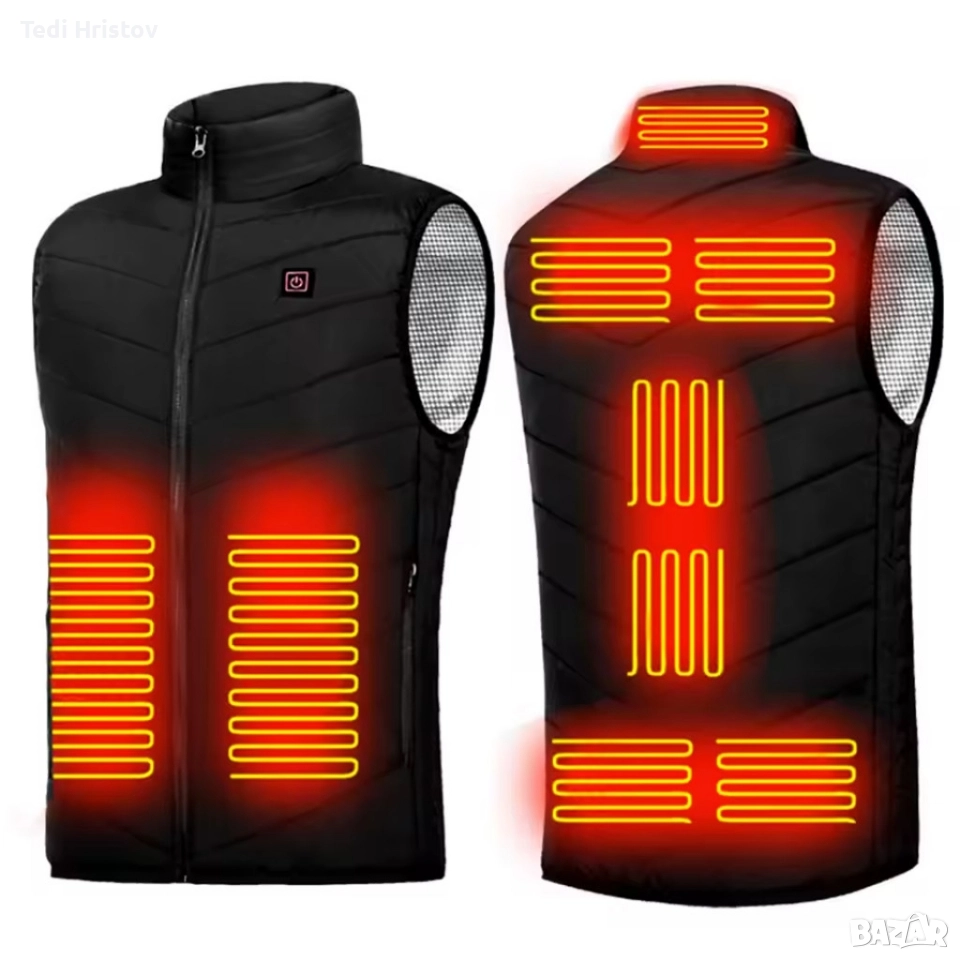 Електрически отопляем елек за зимния период с USB захранване - Unisex, снимка 1