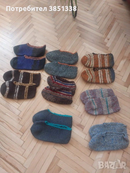 Дамски терлици,ръчно плетени,меки,не са вълнени, снимка 1