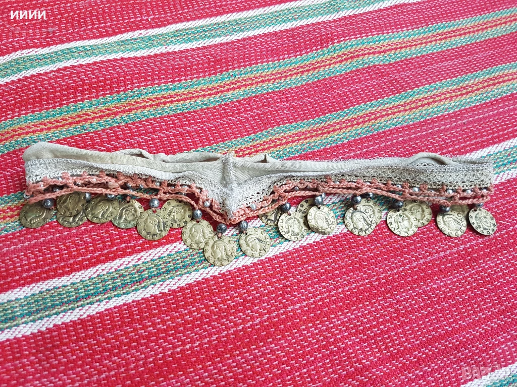 Прочелник трепка кучка с монети , снимка 1