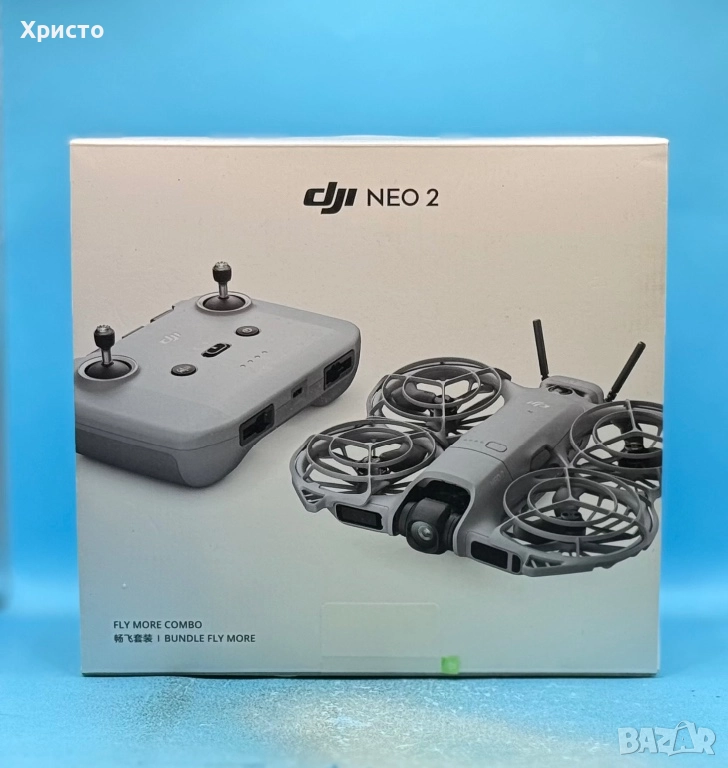 НОВО!!! Компактен дрон с камера и разширен комплект аксесоари DJI Neo 2 Fly More Combo , снимка 1