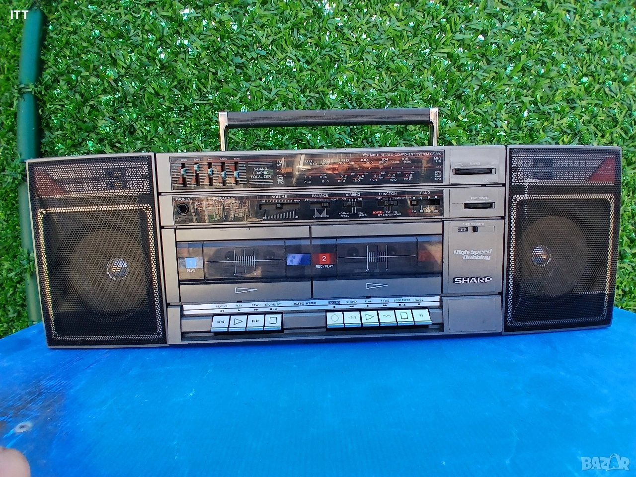 ПРОДАВАМ МНОГО ЗАПАЗЕН КАСЕТОФОН ( SHARP GF-560Z ), снимка 1