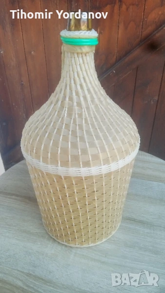 Плетена дамаджана., снимка 1