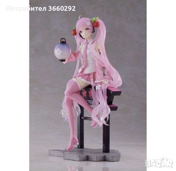 аниме фигурка hatsune miku sakura, снимка 1