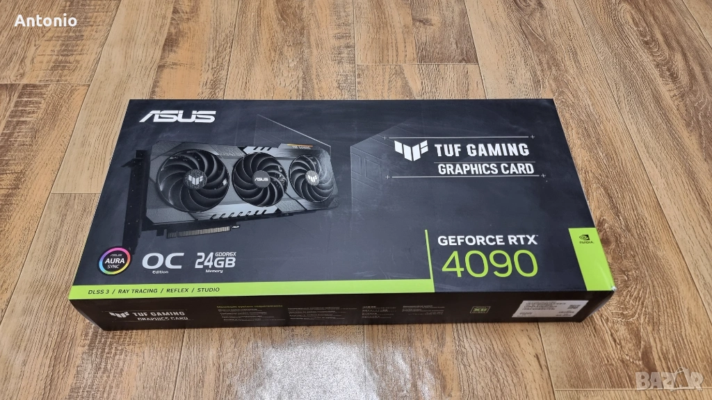 ASUS TUF Gaming GeForce RTX 4090 24GB GDDR6X OG OC Edition, гаранция до 2027, снимка 1