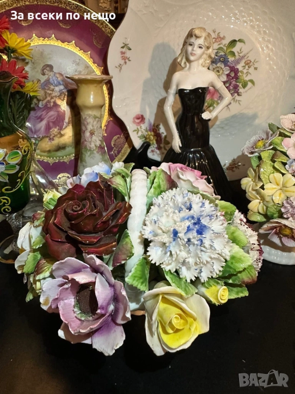 Royal Doulton England Circa 1966 - “ Грандиозната цветна кошница” Код P1666, снимка 1