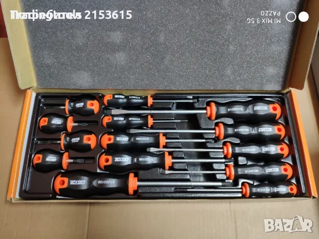CUSTOR TOOLS 14 броя кръстати прави отвертки комплект, снимка 1