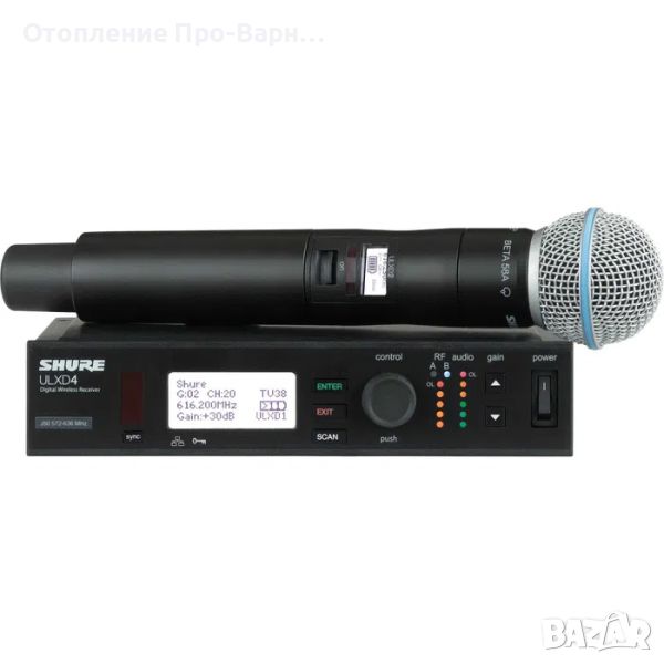 Професионален микрофон SHURE ULXD24/B58 - внос USA (Made in Mexico), снимка 1