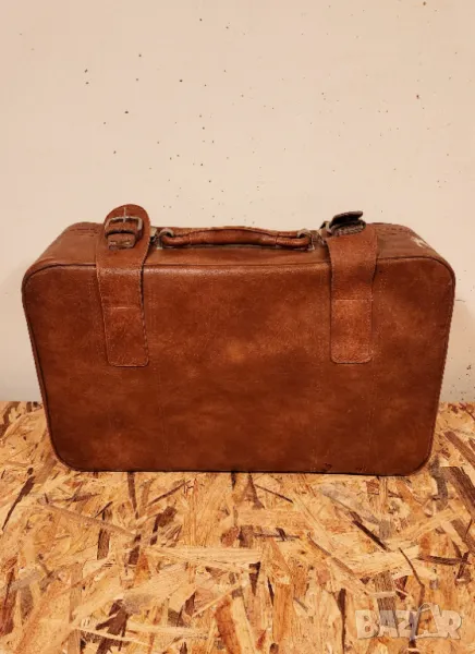 Куфар кожен винтидж ретро , снимка 1