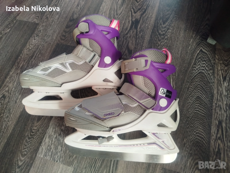 Oxelo Детски кънки за лед 32-35 номер разтегателни, снимка 1
