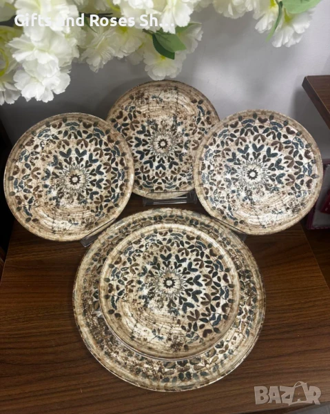 Сервиз за торта - от порцелан, снимка 1