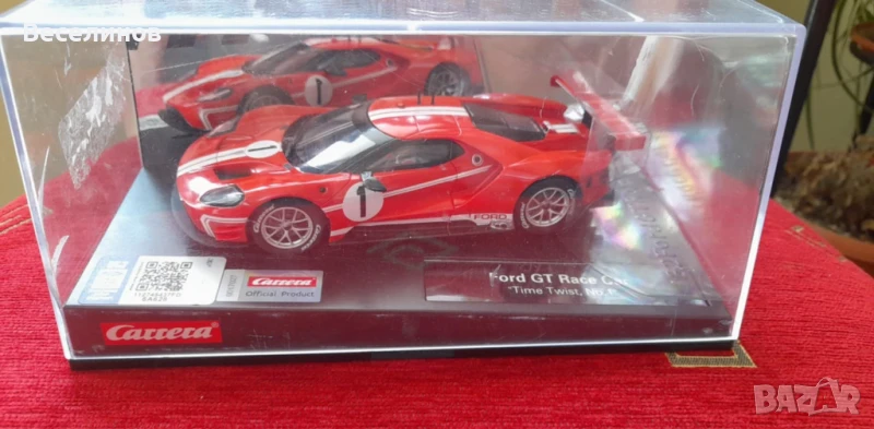 Slot Car Carrera 27596 Ford GT Race Car Time Twist #1, снимка 1