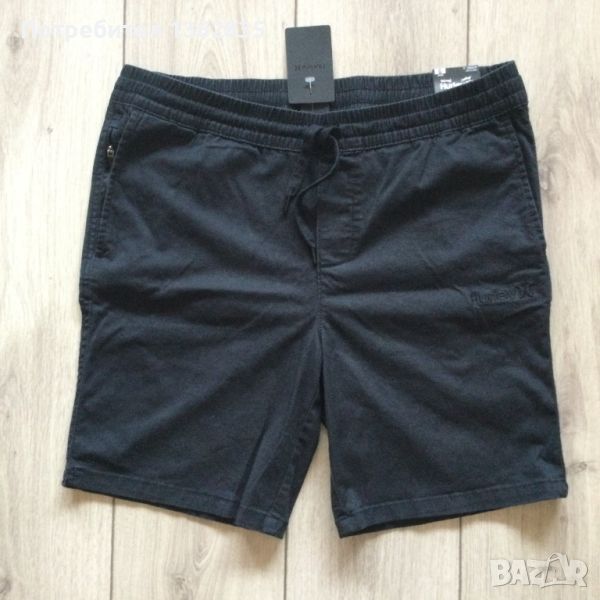 НОВИ оригинални черни къси панталони / бермуди HURLEY размер L от САЩ, снимка 1