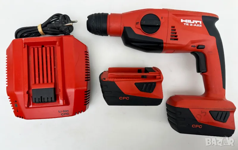 Hilti TE 2-A22 - Акумулаторен перфоратор 22V 5.2Ah, снимка 1