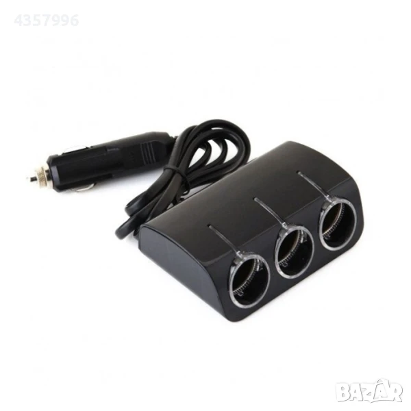 Разклонител за запалка с 3 гнезда, 1521, снимка 1