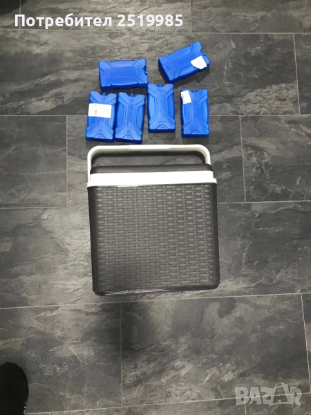 Голяма ретанова хладилна чанта / кутия, снимка 1