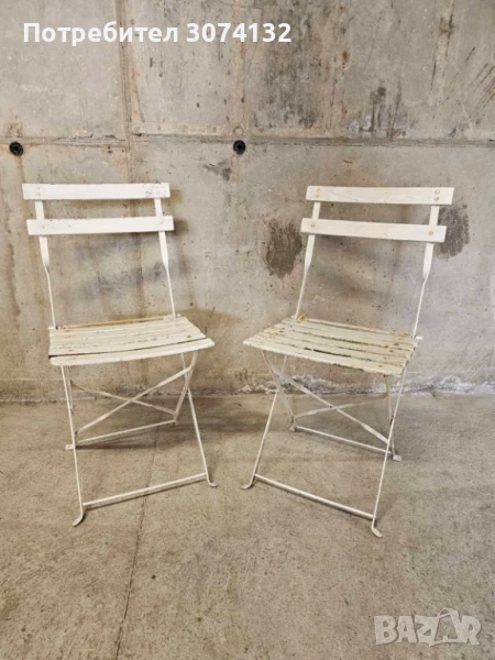 Сгъваеми ретро столове, снимка 1