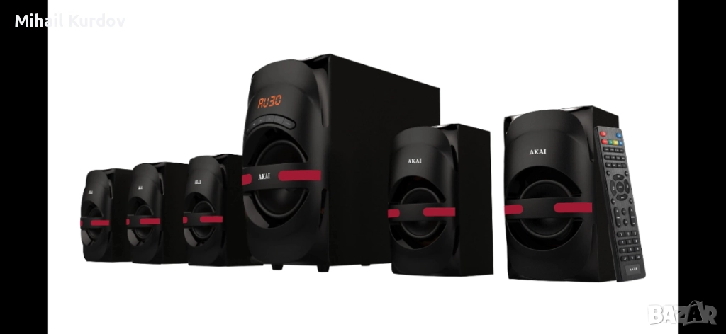 Продавам домашно кино AKAI 5.1, снимка 1