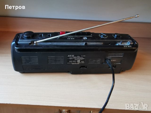 Радиокасетофон AKAI AJ-208 3 Band Stereo Radio, снимка 7 - Радиокасетофони, транзистори - 46406228