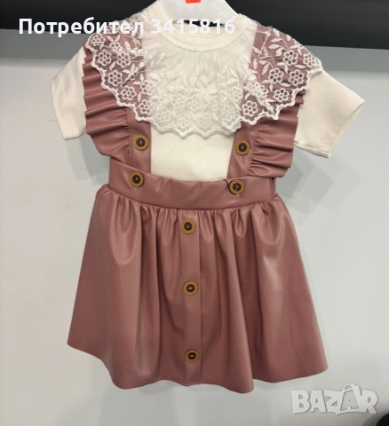 Детска рокля, снимка 2 - Бебешки рокли - 52778269