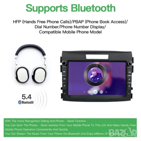 Honda CR-V 2012-2016 8” 2-DIN с Android 14, 4/64GB, снимка 15 - Аксесоари и консумативи - 51014778