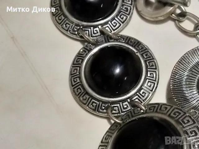 Гривна с оникс отлична, снимка 6 - Гривни - 49624990