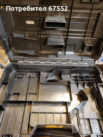 Куфар DeWalt Tstack за винтоверт или импакт с батерии и зарядно. Цената е крайна!, снимка 3 - Други инструменти - 53956774