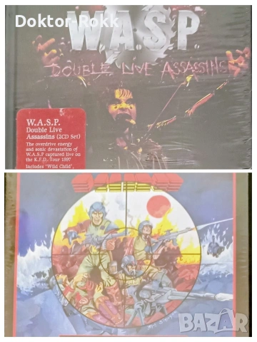 W.A.S.P. + TANK - оригинални дискове , снимка 2 - CD дискове - 54272599