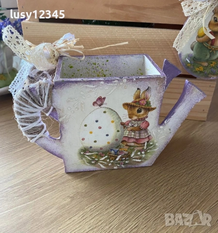 Лейчица-Великден! 🌸🐞🐝🦋🪺🪴🌷🌸🌸, снимка 2 - Декорация за дома - 53842953