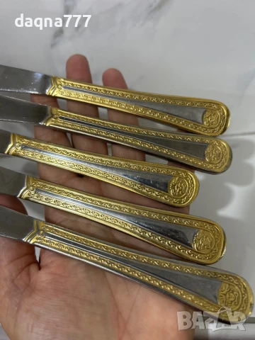 5 луксозни ножа за сервиране, снимка 2 - Прибори за хранене, готвене и сервиране - 50761147