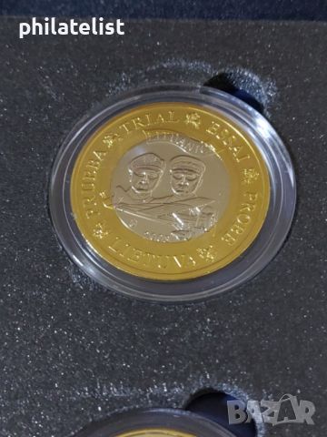 Пробен Евро сет - Литва 2003 , 8 монети, снимка 3 - Нумизматика и бонистика - 46323471