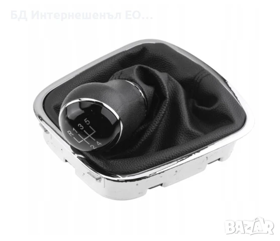 Топка за скоростен лост с маншон VW, Polo 6R, 5 скорости, С Хром Рамка