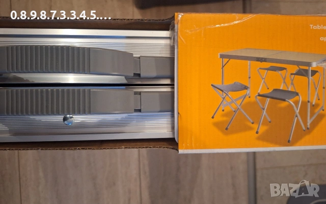 сгъваема маса със столове за къмпинг и за друго, снимка 2 - Къмпинг мебели - 53117718