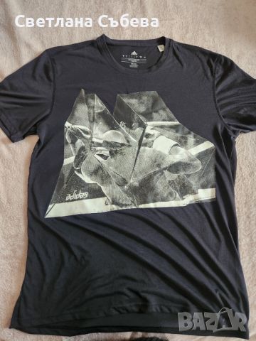Оригинална тениска adidas размер L , снимка 1 - Тениски - 45537359