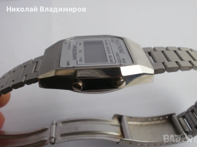 Buletronic мъжки Булетроник ръчен часовник български кварцов, снимка 4 - Мъжки - 54270854