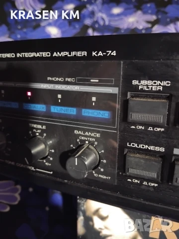 kenwood ka74, снимка 3 - Ресийвъри, усилватели, смесителни пултове - 51110932