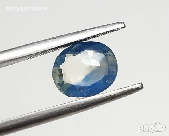 Двуцветен естествен ненагряван сапфир 1.10кт от Танзаниа! Сертифициран! Нов!, снимка 10 - Други - 53715991