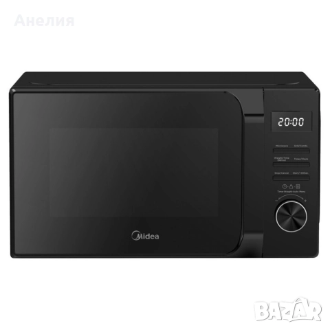 Микровълнова фурна MIDEA AG20CF2EBK 700W, Функция грил, 20L, снимка 5 - Микровълнови - 52988659