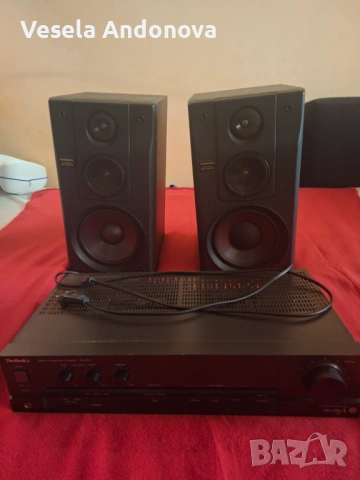 Стерео усилвател Technics SU-600 и тонколони Technics/Sony