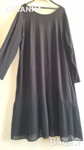 СТРАХОТНА ЧЕРНА РОКЛЯ ЕФЕКТЕН МОДЕЛ 3XL-4XL, снимка 6 - Рокли - 51241380