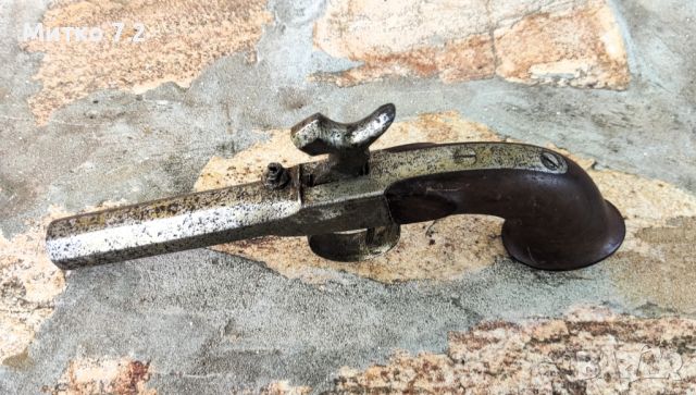 Стар капсулен пистолет , снимка 3 - Антикварни и старинни предмети - 46140998