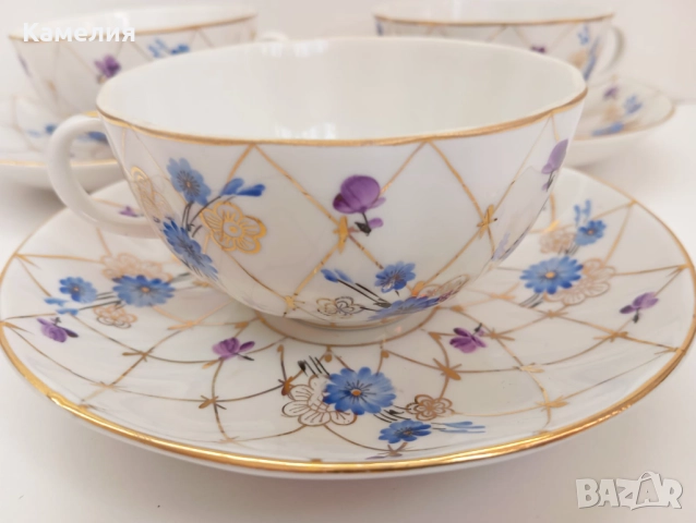 Руски порцелан , снимка 4 - Чаши - 52943242