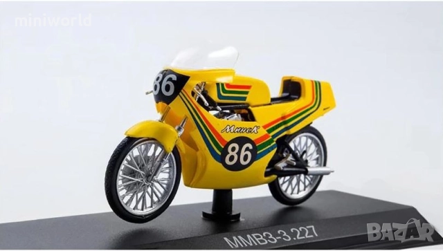 ММВЗ 3.227 спорт мотор - мащаб 1:24 на Наши мотоцикли моделът е нов в блистер