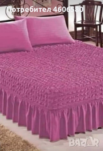 Еластични кувертюри за спалня + 2 декоративни калъфки – 160/200 – 180/200, снимка 8 - Покривки за легло - 53398813