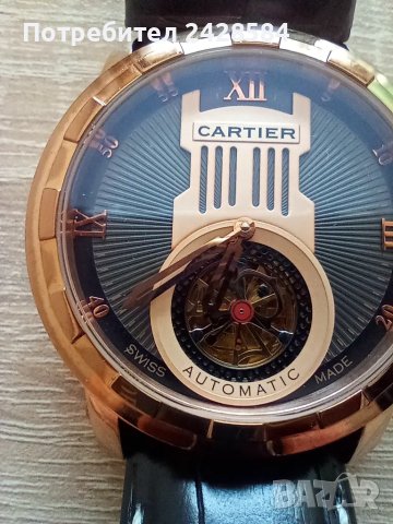 Cartier луксозен часовник , снимка 7 - Мъжки - 46731008