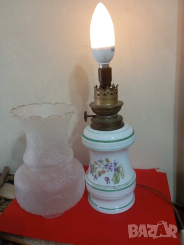 Винтидж настолна лампа , снимка 5 - Настолни лампи - 53777130