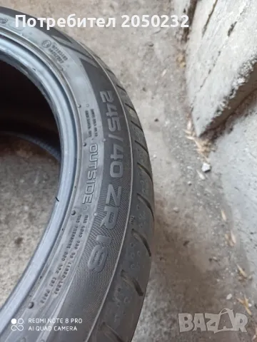 245/40r18 летни два броя различни марки, снимка 2 - Гуми и джанти - 50158509