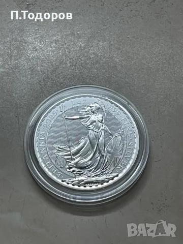 1 oz Сребърна монета Британия 2025, снимка 3 - Нумизматика и бонистика - 48196220