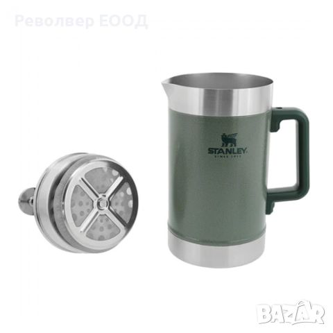 Френска преса Stanley Stay-Hot - 1,4 л, в цвят Hammertone Green, снимка 2 - Екипировка - 45321796