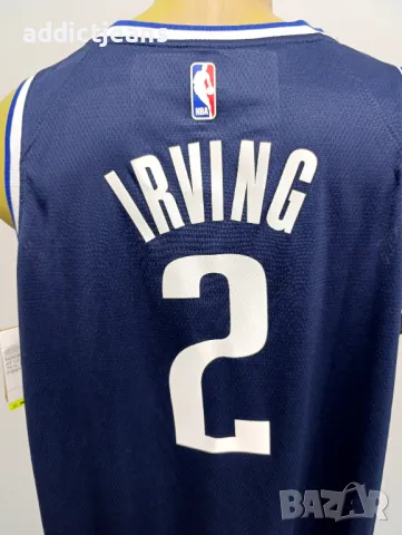 Мъжки потник JORDAN  Dallas Mavericks Kyrie Irving размер XL, снимка 8 - Тениски - 48337507